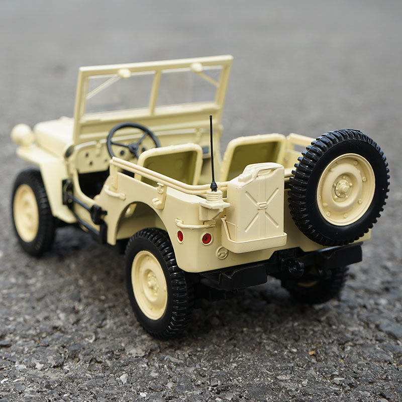 Original factory high quality NOREV 1:18 Jeep Willis 1924 zinc alloy metal diecast car model for gift, collection