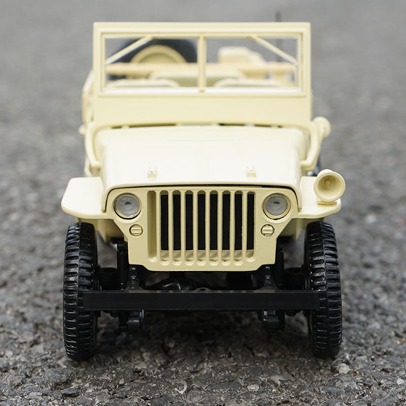 Original factory high quality NOREV 1:18 Jeep Willis 1924 zinc alloy metal diecast car model for gift, collection