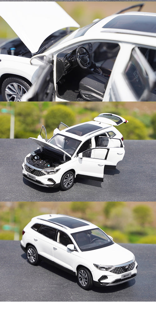 Original factory 1:18 FAW-Volkswagen Jetta VS7 alloy car model for gift, collection, ornaments