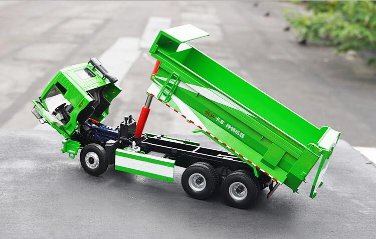 original factory 1:24 Jiefang FAW Tian V Diecast dump truck models alloy slag truck miniature construction machinery truck model for sale