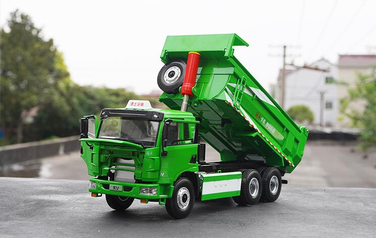 original factory 1:24 Jiefang FAW Tian V Diecast dump truck models alloy slag truck miniature construction machinery truck model for sale