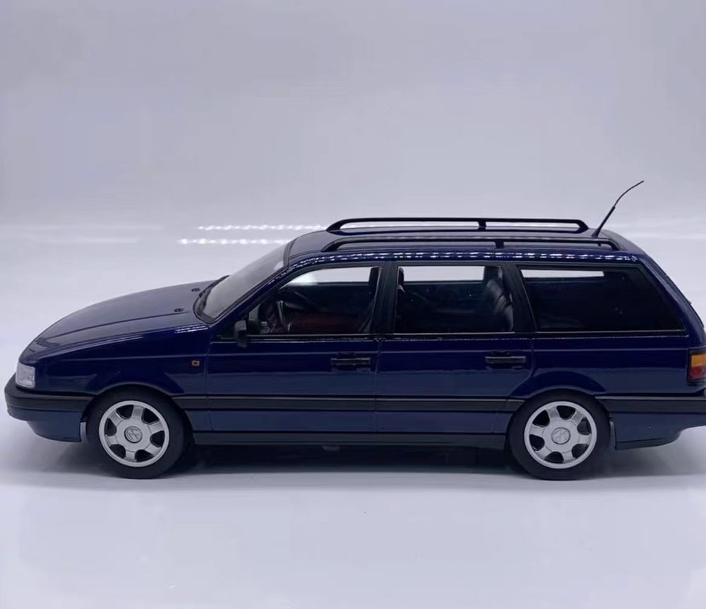 1:18 Volkswagen VW old passat KK diecast scale blue wagon scale car model for gift