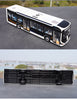 Original factory 1:42 Zhongtong LCK6126EVGR1 Pure electric 12m diecast city bus model for gift, collection