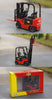 Original factory 1:24 Lizhiyou DHL forklift LINFOX warehouse logistics supply chain Diecast forklift truck model for toy, collection