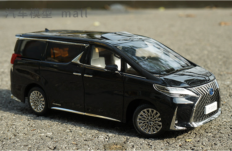 High classic 1:18 Kenfai Lexus LM300H diecast commercial vehicle MVP alloy car model for gift, collection