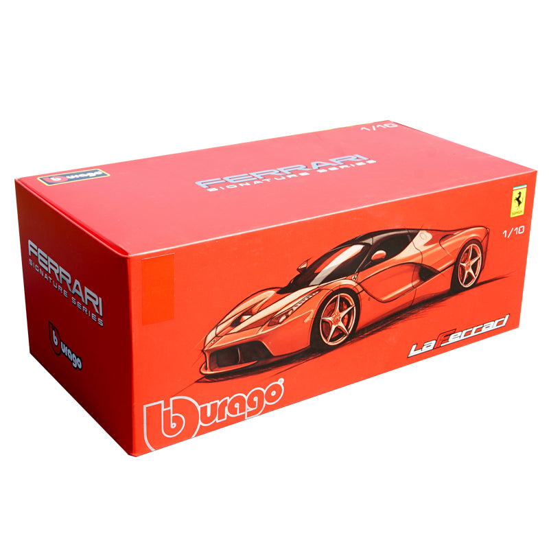 Original factory collectible 1:18 Bburago Ferrari Laferrari Sports diecast zinc Alloy sport car model for gift, collection