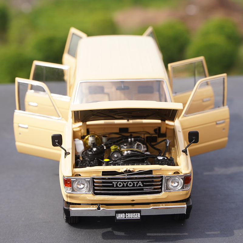 Original 1:18 Kyosho Toyota Land Cruzer LC60 diecast car model for gift, collection