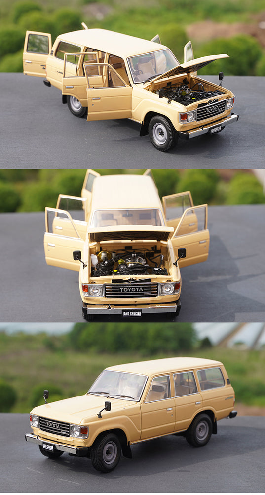 Original 1:18 Kyosho Toyota Land Cruzer LC60 diecast car model for gift, collection