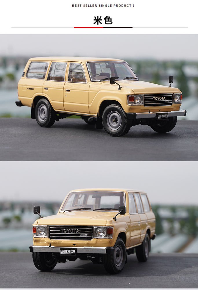 Original 1:18 Kyosho Toyota Land Cruzer LC60 diecast car model for gift, collection