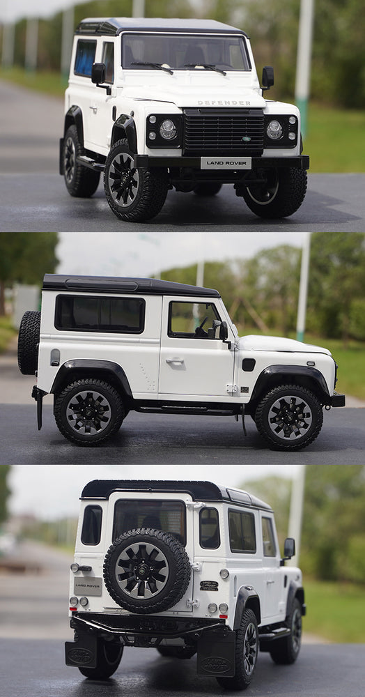 1:18 LCD Land Rover Defender 90 Works V8 70th Edition diecast alloy toy scale car model for gift, collection