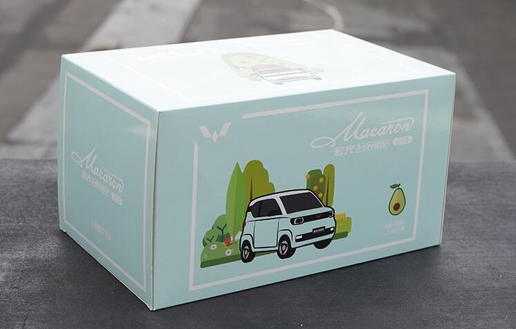 1:16 Original Wuling Hongguang MINI EV Macaron people mobility scooter alloy simulation car model