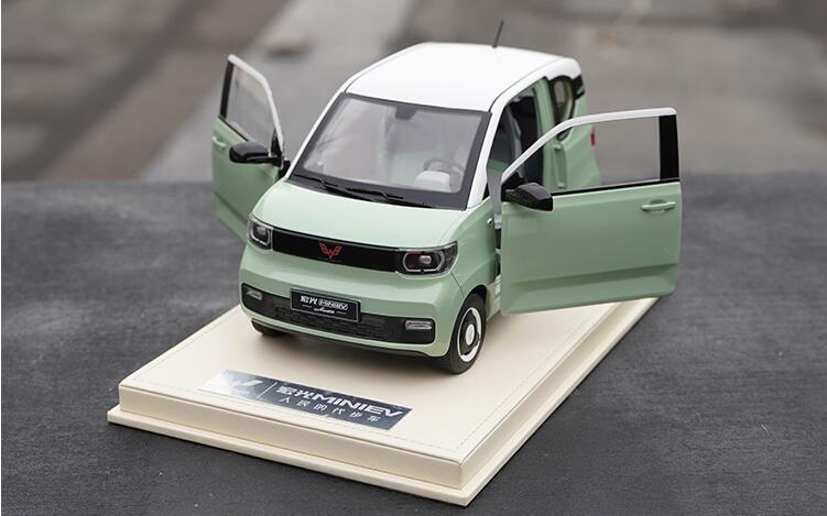 1:16 Original Wuling Hongguang MINI EV Macaron people mobility scooter alloy simulation car model