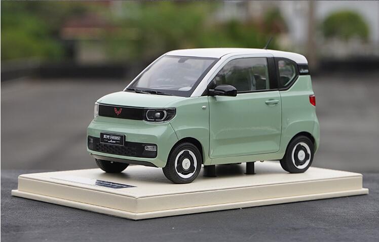 1:16 Original Wuling Hongguang MINI EV Macaron people mobility scooter alloy simulation car model