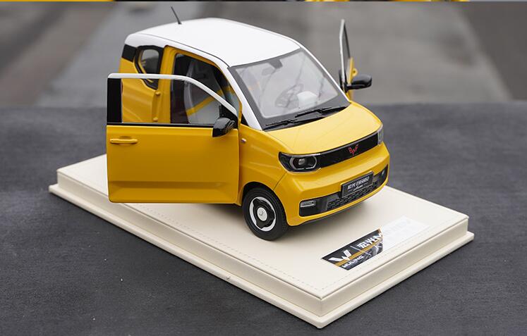 1:16 Original Wuling Hongguang MINI EV Macaron people mobility scooter alloy simulation car model