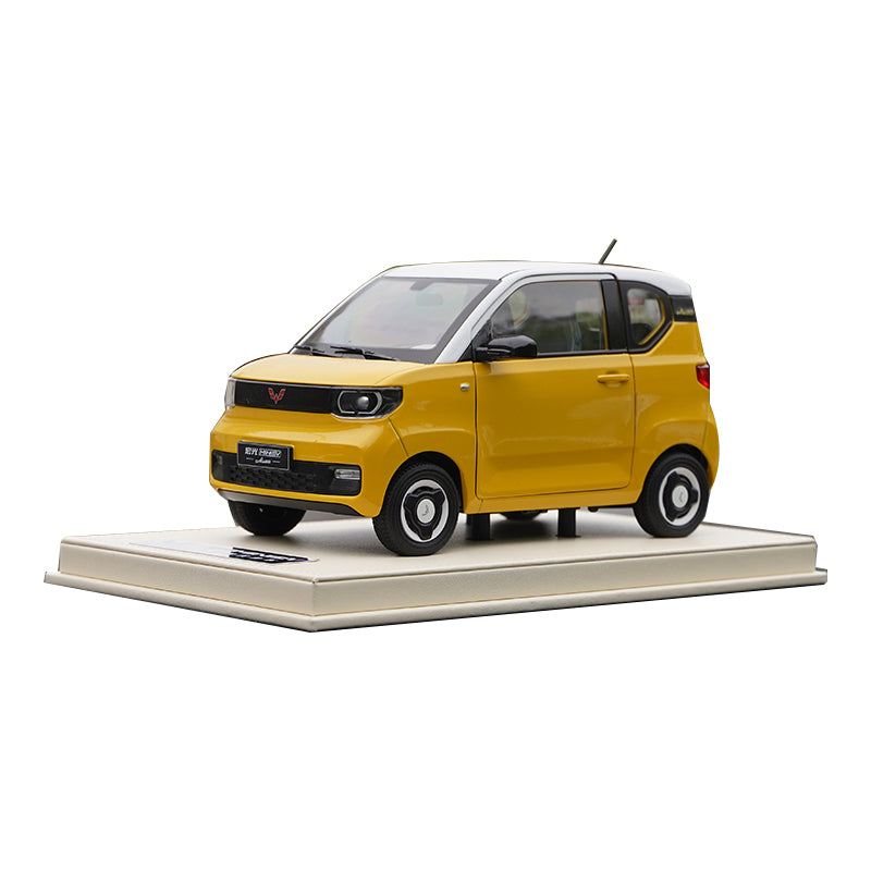 1:16 Original Wuling Hongguang MINI EV Macaron people mobility scooter alloy simulation car model