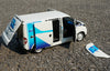 Hot sale heavy 1:18 SAIC MAXUS EV30 pure electric commercial vehicle scale model transport vehicle alloy toy car model