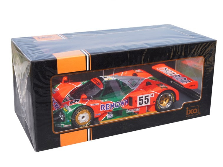 Original Aunthentic 1:18 IXO Mazda 787B 55# 1991 Le Mans 24H diecast rally car simulation alloy car model for collection, toy