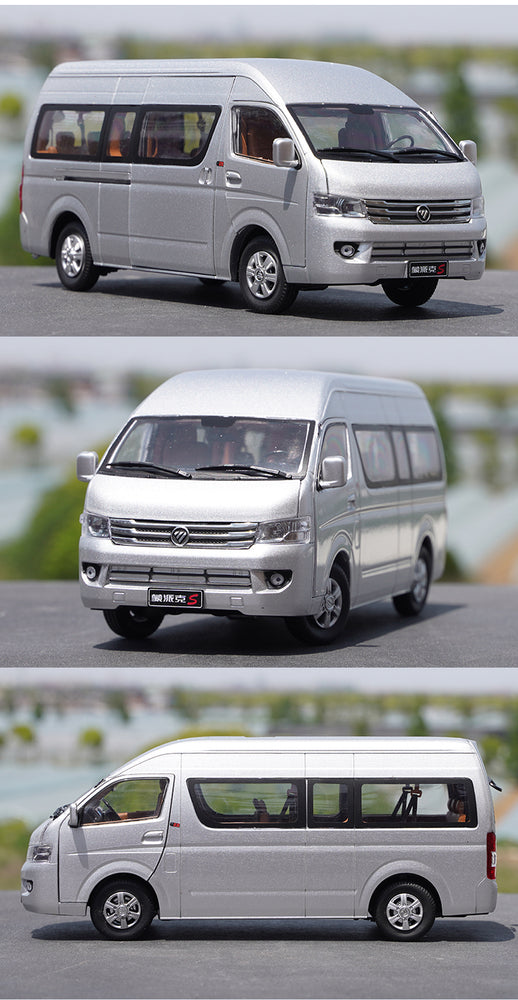 Original 1:24 Foton Mengparker S-class light passenger diecast commercial vehicle van MPV alloy simulation car model