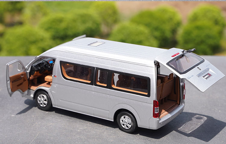 Original 1:24 Foton Mengparker S-class light passenger diecast commercial vehicle van MPV alloy simulation car model