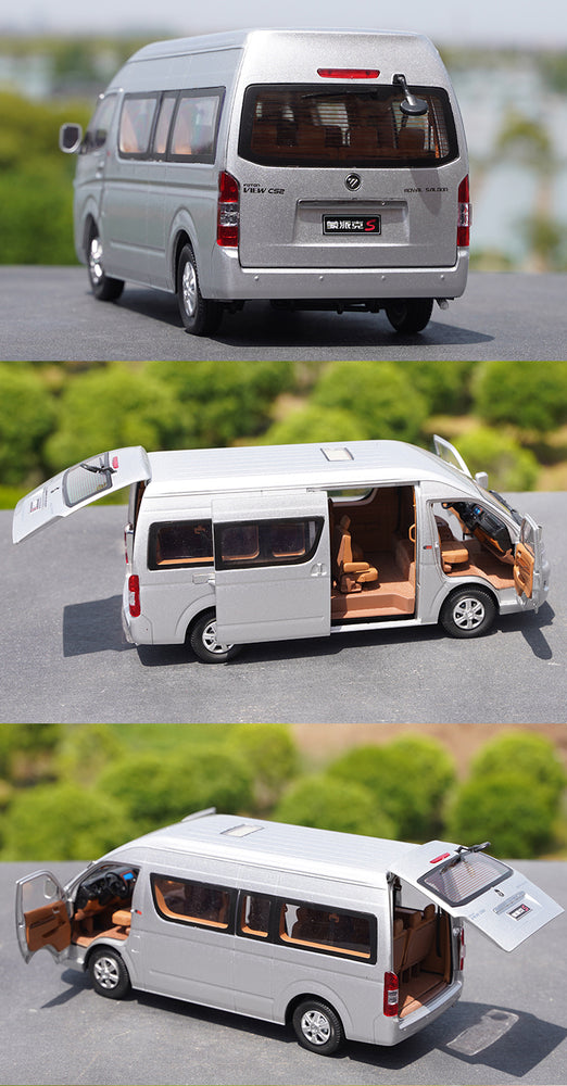 Original 1:24 Foton Mengparker S-class light passenger diecast commercial vehicle van MPV alloy simulation car model