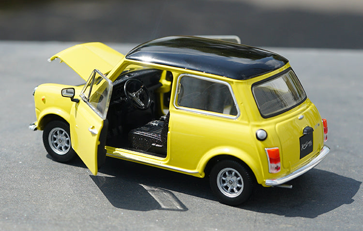 Original factory 1:24 Welly FX BMW Mini cooper 1300 diecast toy car model for gift, toys