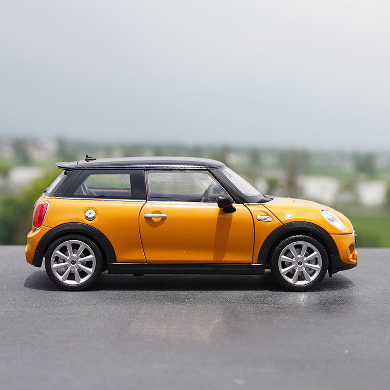 Original factory 1:18 Welly Mini cooper S new mini Hatch diecast alloysimulation toy car model for gift