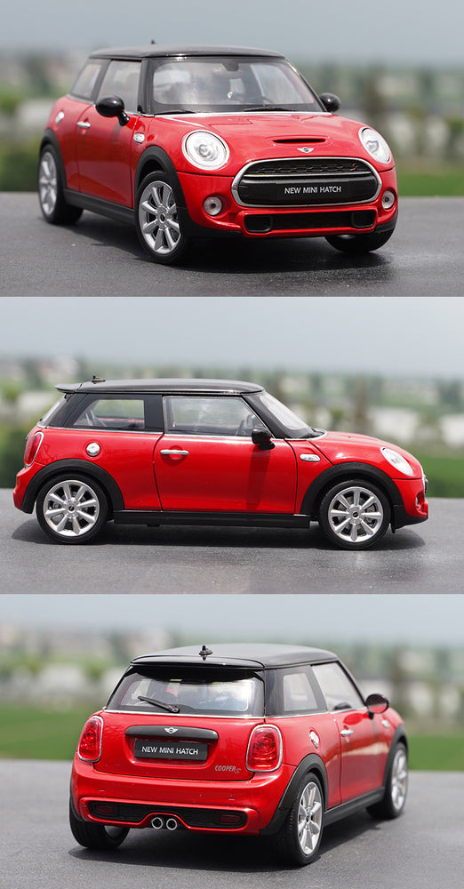 Original factory 1:18 Welly Mini cooper S new mini Hatch diecast alloysimulation toy car model for gift