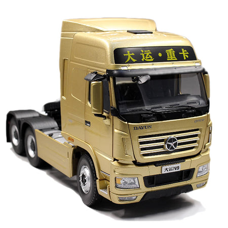 Original Authorized Authentic1:24 scale Dayun N9 tractor truck model Diecast toy truck Model for Christmas gift