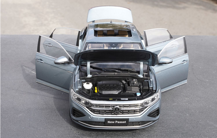 Original factory 1:18 SAIC VW NEW PASSAT 2022 alloy car model for