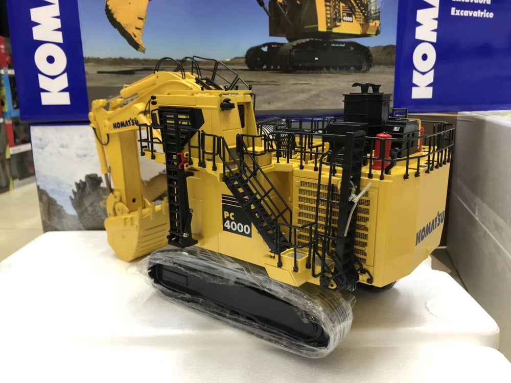 NZG 9331 1:50 KOMATSU PC4000 Bucket Crawler Excavator Model Hydraulic Backhoe Mining Excavator for toy, gift