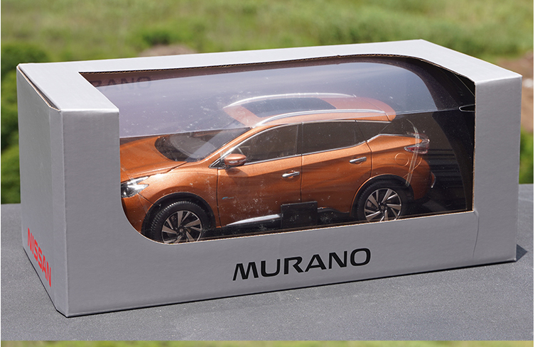 Original 1:18 Dongfeng Nissan Loulan Murano diecast alloy car model for collection, gift