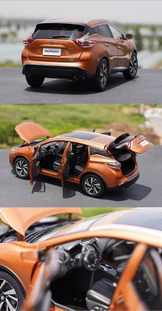 Original 1:18 Dongfeng Nissan Loulan Murano diecast alloy car model for collection, gift