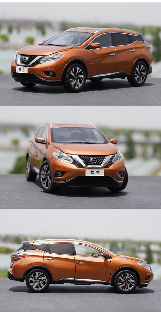 Original 1:18 Dongfeng Nissan Loulan Murano diecast alloy car model for collection, gift