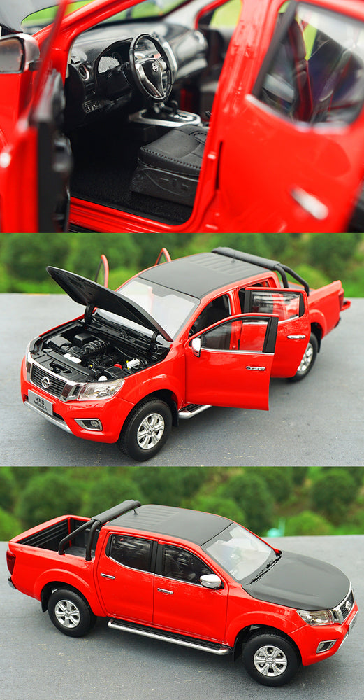 1:18 zinc alloy brown/white/red diecast NISSAN NAVARA OFF-road vehicle pickup truck models