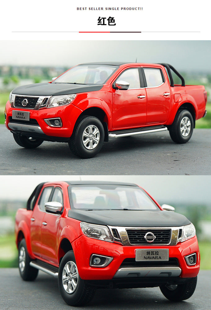 1:18 zinc alloy brown/white/red diecast NISSAN NAVARA OFF-road vehicle pickup truck models