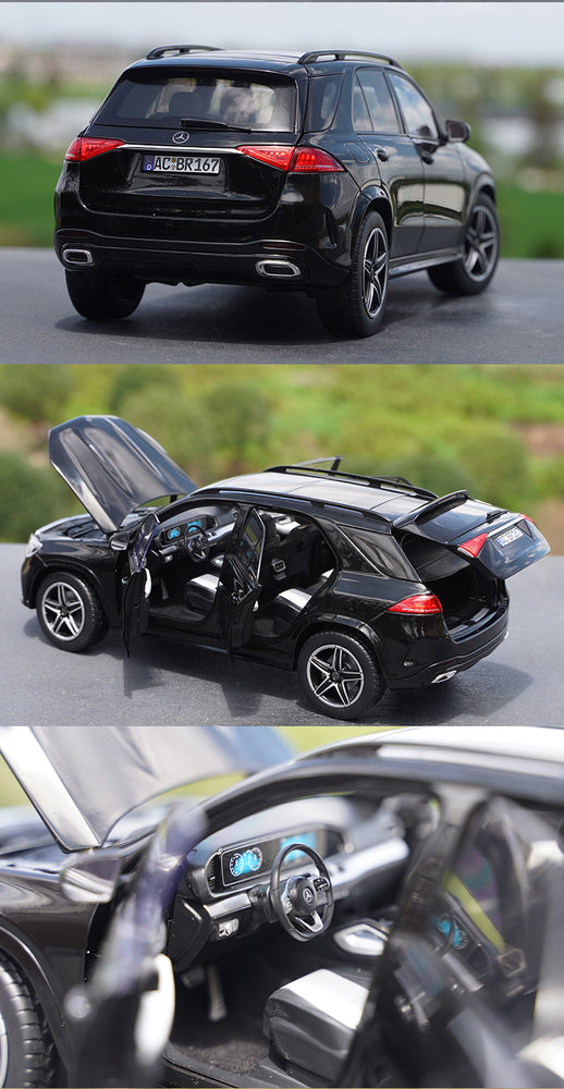 Original factory 1:18 Norev Benz GLE diecast SUV car model 2019 alloy simulation car model for gift, toy