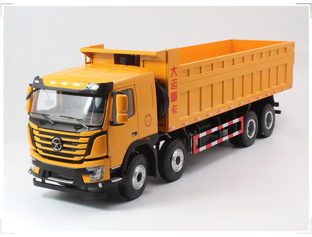 Large scale Dayun N8V dump truck model, 1:24 Zinc Alloy Heavy duty Dump truck model for sale