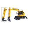 1/50 Zinc alloy UH 8083 Komatsu PW148-10 diecast Wheeled Excavator model with Standard and Ditching Bucket