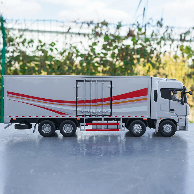 1 36 Foton Auman Est-a 8x4 Container Truck Diecast scale model