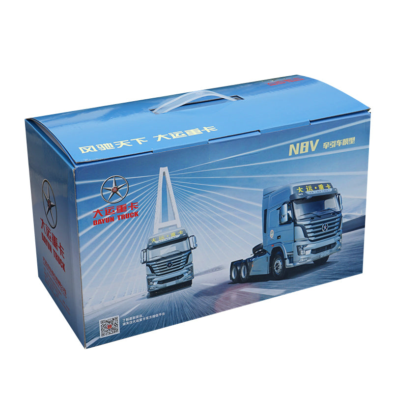 1:24 Dayun heavy truck model tractors NEW N8V DIECAST TRACTOR TRAILER MODEL