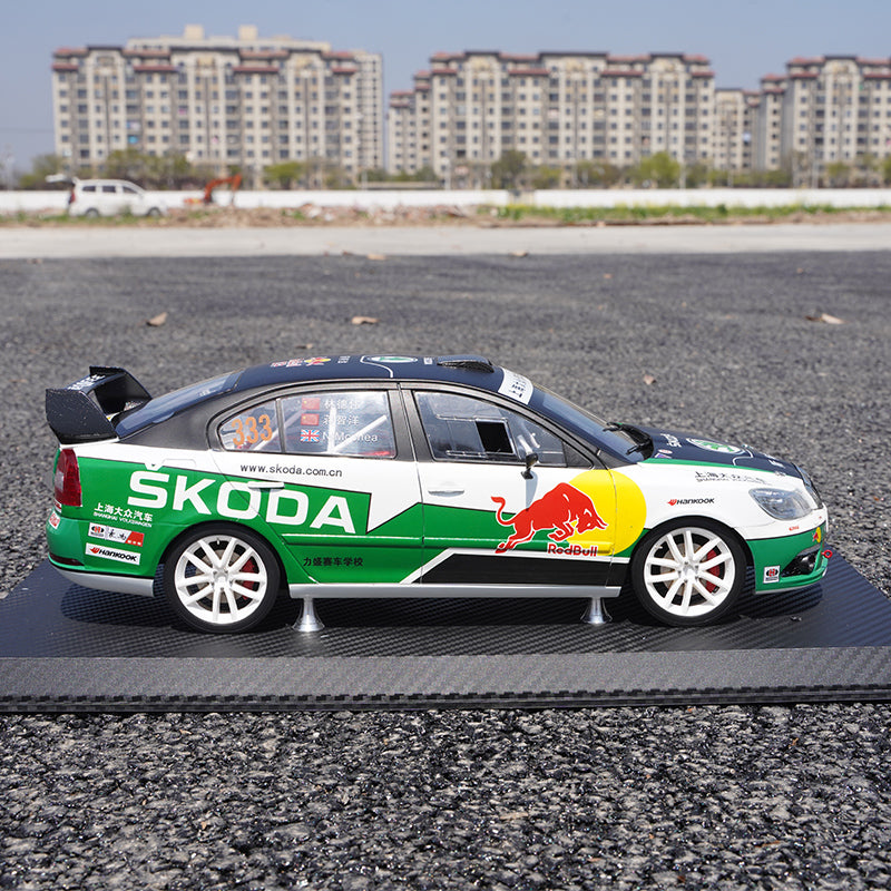 1:12 VW Team 333 Skoda Octavia CRC Rally Championship Commemorative diecast car model for gift