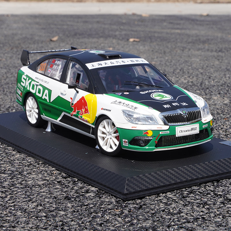 1:12 VW Team 333 Skoda Octavia CRC Rally Championship Commemorative diecast car model for gift