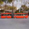 Original factory 1:64 Shanghai SHENWO diecast BRT Bus Articulated bus model for gift,collection,toy