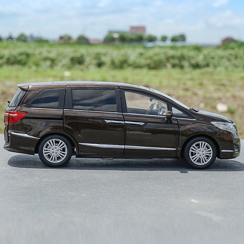 ORIGINAL Brown/White 1:18 Scale Honda MPV Elysion 2016 Diecast Car Model with small gift