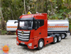 Original factory 1:36 Foton Ouman EST-A diecast oil tank model alloy container tank truck model for gift