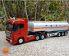 Original factory 1:36 Foton Ouman EST-A diecast oil tank model alloy container tank truck model for gift