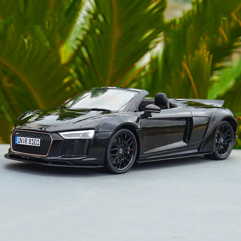 Original Authorized Authentic 1/18 Scale Audi R8 V10 plus NEW R8 Diecast roadster Car Model for birthday/christmas gift,collection