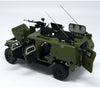 Original 1:18 Dongfeng New Warrior Off-road Armored Vehicles Alloy 70th anniversary parade military armored car models for gift, collection