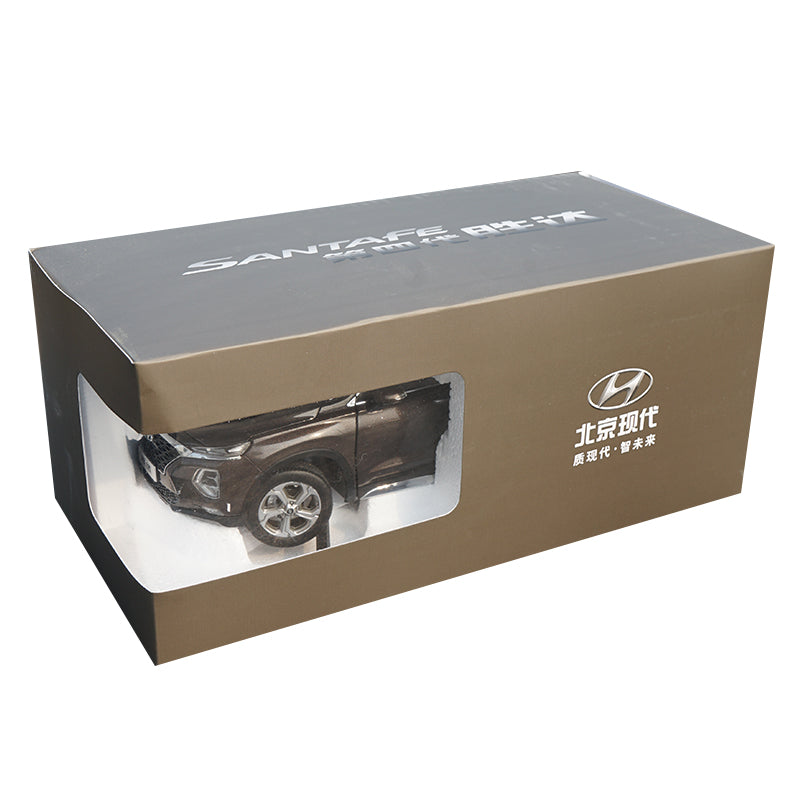 Original 1 18 Hyundai SANTAFE SUV Die Cast Model 2019 Version with
