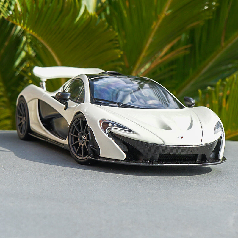 Original 1:18 Scale Diecast Model McLaren P1 Replica Car Models Roadster with small gift